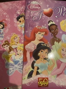 Panini I Love Disney Princess Sticker Album Ariel Anna Elsa Cinderella Rapunzel - Picture 1 of 8
