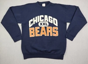 Vtg Chicago Bears XXL Logo 7 NFL Crew Neck Sweatshirt Size Extra Large Tultex  - Picture 1 of 13