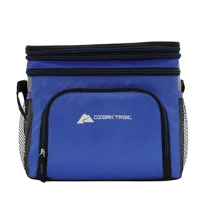 Ozark Trail 12-Can Soft-Sided Cooler, Blue - Picture 1 of 6