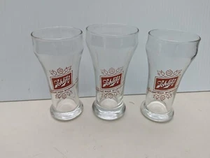 Menge 3 Schlitz Bier Pilsner Gläser 5,5" hergestellt Milwaukee berühmt - Bild 1 von 4