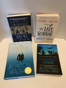 Jill Paton Dorothy Sayers Book Lot Thrones Late Scholar Presumption Of Death - Picture 1 of 6