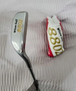 Wilson Staff 8802 Milled 35" Putter Blade RH With Headcover - Picture 1 of 11