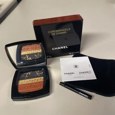 Y2K Designer Chanel Coromandel De Chanel Eyeshadow and Blush Palette  Wow! - Image 1 of 2