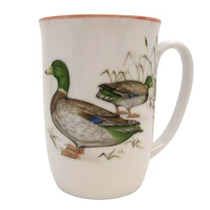 Taza de café Mallards taza pato caminando Seymour Mann fina China vintage 1982 - Imagen 1 de 6