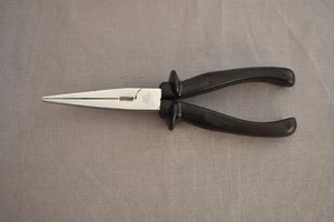Smalcalda Pinza Naso Lungo 8" TGL GDR Finitura Cromata - Vintage Germania Est NOS - Foto 1 di 5