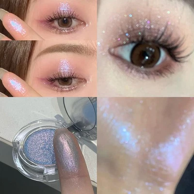 Highlighter Eyeshadow Glitter Pearlescent Smoky Eye Makeup Glossycosmetics * - Image 1 of 4