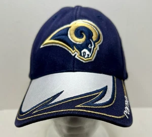 STL Rams blau bestickt verstellbar Herren Mütze Kappe NFL Team Bekleidung - Bild 1 von 6