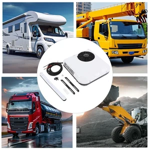 12V 14500BTU RV Truck Air Conditioner AC For Trucks RVs Excavators Rooftop A/C - Foto 1 di 15