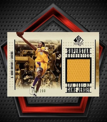 Kobe Bryant *158/200* 2001-02 SP Authentic *Game Used* #SA-KB Lakers NBA - Image 1 of 3