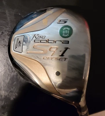 Cobra S9-1 M OS 5 Fairway Wood 18* Graphite Design Tour AD Senior Graphite RH - Image 1 of 4