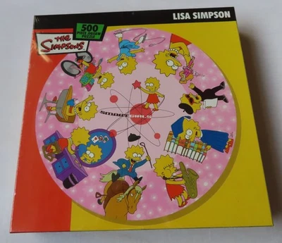 Les Simpson - Puzzle 500 pièces Lisa Simpson par S Prescot Games en 2004 - Photo 1/4