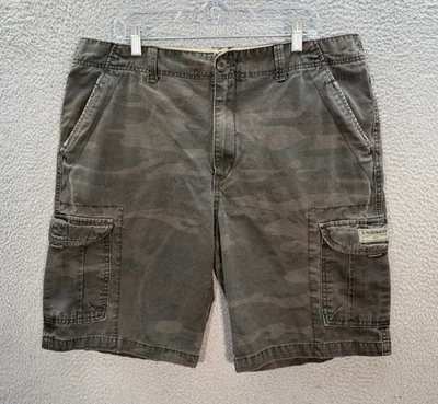 Union Bay Shorts Mens 40 Camouflage Cargo Workwear Grunge Skater Outdoors Y2K - Image 1 of 4
