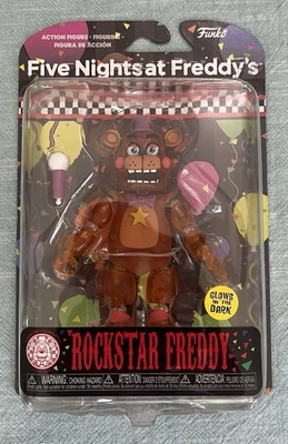 Funko Five Nights at Freddy's Pizzeria Simulator Rockstar Freddy GITD New - Image 1 of 4