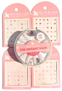 Olive & June The Instant Mani Nails, Long, CCT & 4 Packs Nail Art Stickers - Picture 1 of 8