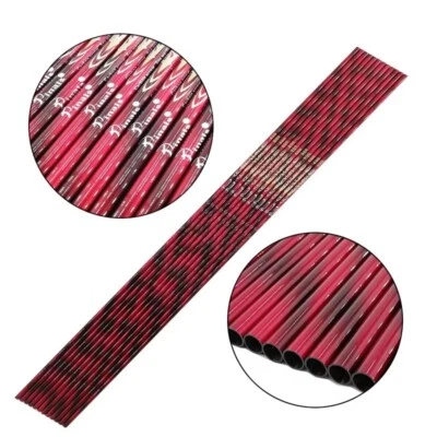 6/12 PIEZAS Pinals Archery Ridge 400 500 600 Colorido Rojo Carbono Flecha Eje Caza Foto 1 de 4