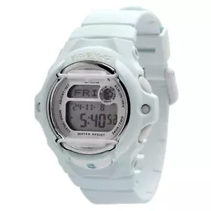Casio Women's Watch Baby-G Chrono Light Digital Dial Green Resin Strap BG169R-3 - Picture 1 of 3
