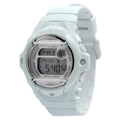 Reloj Casio para mujer Baby-G cronógrafo esfera digital claro correa de resina verde BG169R-3 Foto 1 de 3