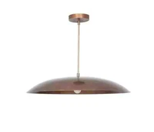 Mid century Modern light Ceiling Light Raw Brass Italian Ceiling Chandelier - Picture 1 of 5