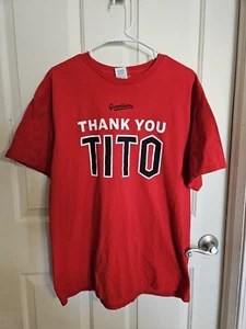 Cleveland Guardians Terry Francona Thank You Tito T-Shirt XL SGA 09/27/23 - Picture 1 of 3