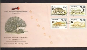 Zimbabwe FDC set 1998 Scott 792-795 animals fauna - Picture 1 of 1