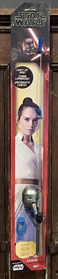 NEW! Disney Star Wars Fishing Pole Light Up Rod Zebco REY - Image 1 of 4