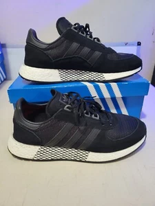 Adidas EE3656 Marathon Black UltraBoost NMD Rare Size 10.5 Orig.Box Used 2× lot - Picture 1 of 13