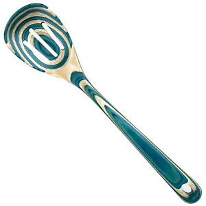 Baltique Mykonos Collection 12-1/2" Wooden Cooking Spoon, Safe for Nonstick