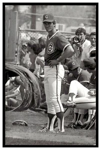 Chris Speier (1986) Chicago Cubs Vintage Baseball Postcard Rd6 - Picture 1 of 2