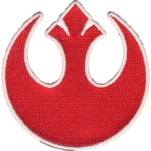 Star Wars Justice Rebel Forces Logo Iron On Patch - Picture 1 of 1