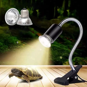 Upgraded Reptile Heat Lamp, UVA/UVB Turtle Heat Light Dimmable Aquarium Basking - Picture 1 of 7