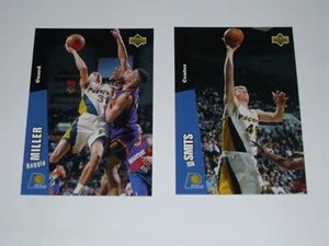 Upper Deck Folz Minis Cards Basketball 1997 Reggie Miller Rik Smits Pacers - Picture 1 of 2