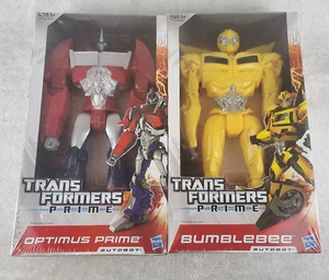 ACTION FIGURE TRANSFORMERS 2012 TWIN PACK PRIME OPTIMUS PRIME & BUMBLEBEE - Foto 1 di 7