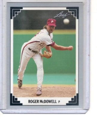 1991 Leaf - #410 Roger McDowell - Image 1 of 2