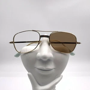 Vintage Foster Grant Gold Metal Pilot Sunglasses USA FRAMES ONLY - Picture 1 of 8