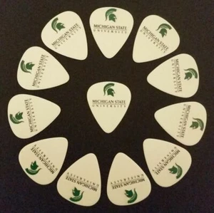 Michigan State University Logo Gitarren-Plektren (12 Plektren) - Kaufen Sie 2, sparen Sie 50 % auf die 2. - Bild 1 von 1
