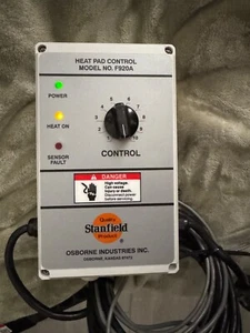 Stanfield Osborne Industries Heat Pad Control Controller Animal Livestock F920A - Picture 1 of 5