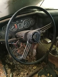 1968 1969 MGB MGC ORIGINAL BANJO STEERING WHEEL - Picture 1 of 7