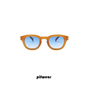 Sunglasses Orange Frame Blue Gradient Lenses PIFWEAR Turbia PW24-3 - Bild 1 von 4