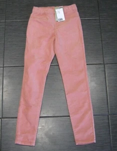 H&M Pink Peach Corduroy Pants Girls Size 10 New With Tag - Picture 1 of 3