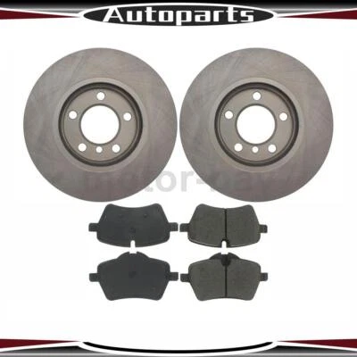 Pastillas de freno delanteras y rotores Mini Cooper Countryman 2012 2013 2014 2015 2016 Foto 1 de 4