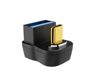USB C 3.1 to USB A 3.0 OTG Extension Adapter 10Gbps | Male to Female | U Shaped - Picture 1 of 2