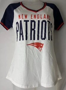 NFL Team Apparel New Englands Patriots T Short Womens Size Medium - Picture 1 of 6
