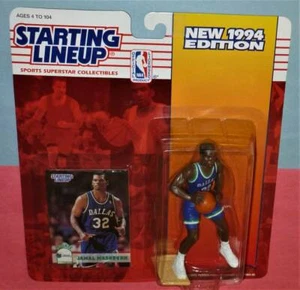 1994 JAMAL MASHBURN Dallas Mavericks Rookie #32Starting Lineup - Picture 1 of 3