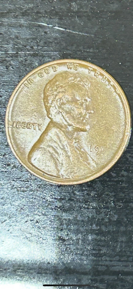 Centavo Lincoln 19 1C fecha pequeña 3,1 g cobre errores número y letras Foto 1 de 4