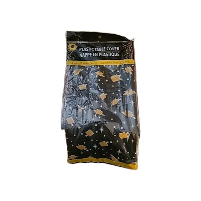 "Cubierta de mesa de plástico de colección NUEVA graduación Greenbrier International 54x108""" Foto 1 de 2