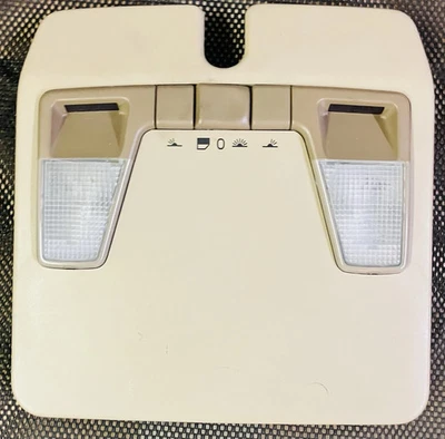 1994-2000 Volvo 850 S70 V70 C70 Genuine OEM Beige Overhead Console Assembly 9x9 - Image 1 of 3