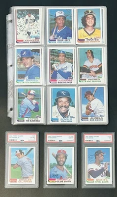 1982 Topps Traded Set con Ripken PSA 6 - Smith PSA 8 - Davis PSA 7 Foto 1 de 2