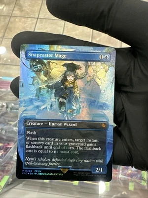 Cheapest on ebay! Snapcaster Mage (Borderless) (Chocobo Track Foil) Commander - Image 1 of 2