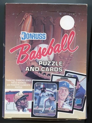 1987 Donruss Baseball Wax Box - 36 sealed packs - Image 1 of 2
