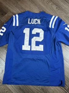 Nike On Field Stitched Trikot Indianapolis Colts Andrew Luck #12 Herren Gr. 52 " - Bild 1 von 9